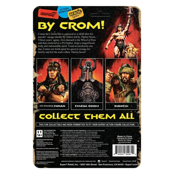 Super7 Conan The Barbarian^Conan The Barbarian Reaction Figures Wave 01 - Subotai