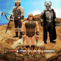 Super7 Conan The Barbarian^Conan The Barbarian Reaction Figures Wave 01 - Thulsa Doom, Pit Fighter Conan, Subotai
