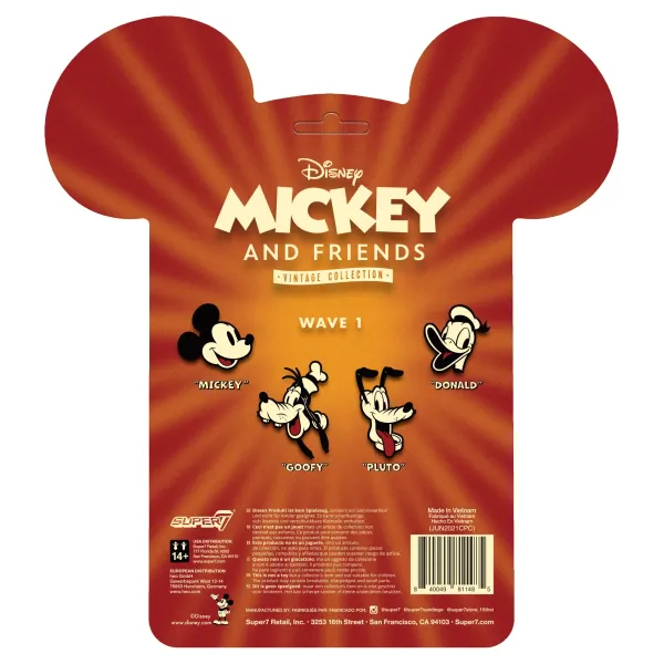 Super7 Disney^Disney Reaction Figures - Vintage Collection Wave 1 - Pluto