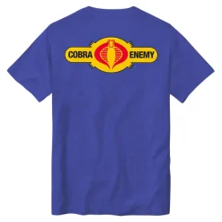 Super7 G.I. Joe^G.I. Joe Cobra Enemy T-Shirt - True Heather Blue