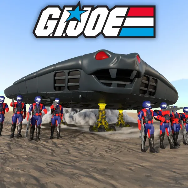 Super7 G.I. Joe^G.I. Joe Reaction Figures Cobra Mothership - Cobra Mothership