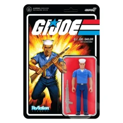 Super7 G.I. Joe^G.I. Joe Reaction Figures Wave 2 - Blueshirt Clean-Shaven (Tan)