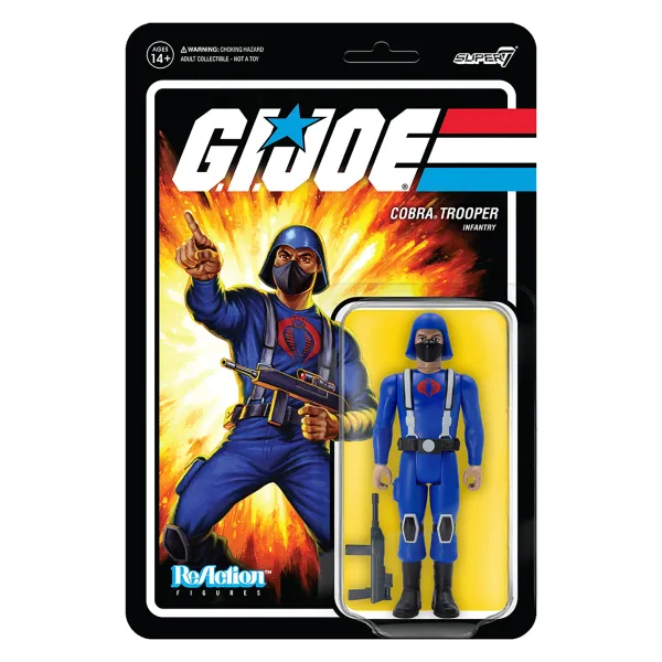 Super7 G.I. Joe^G.I. Joe Reaction Figures Wave 1 - Cobra Trooper Y-Back (Tan)