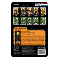 Super7 G.I. Joe^G.I. Joe Reaction Figures Wave 6 - Python Patrol Cobra Commander