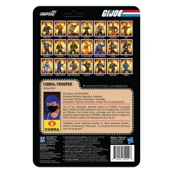 Super7 G.I. Joe^G.I. Joe Reaction Wave 4 - Cobra Female Trooper Long Black Hair (Dk Brown)