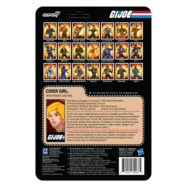 Super7 G.I. Joe^G.I. Joe Reaction Wave 4 - Cover Girl