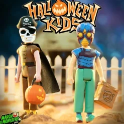 Super7 The Metaluna Mutant^Halloween Kids Reaction Figures - Captain Deadstar Boy & Metaluna Mutant Girl