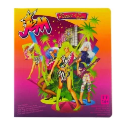 Super7 Jem And The Holograms^Jem And The Holograms Reaction W2 - Pizzaz (Neon) [Retro Box]