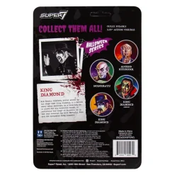 Super7 King Diamond^King Diamond Reaction Figure - King Diamond Top Hat