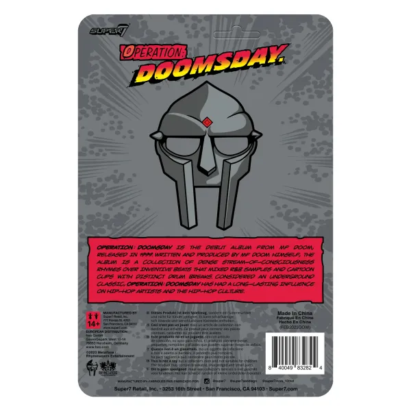 Super7 Mf Doom^Mf Doom Reaction - Operation Doomsday