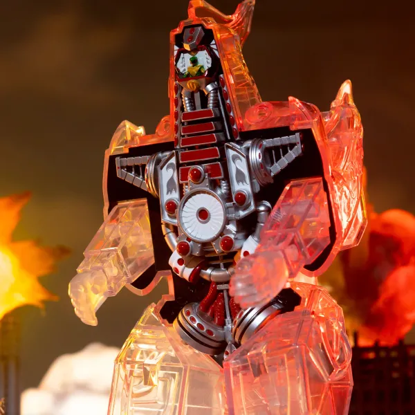 Super7 Mighty Morphin Power Rangers^Mighty Morphin Power Rangers Super Cyborg - Dragonzord (Clear)