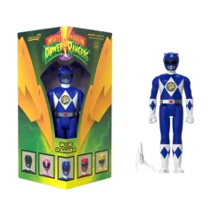 Super7 Mighty Morphin Power Rangers^Mighty Morphin Power Rangers Reaction Sdcc 2023 - Blue Ranger [Triangle Box] [Sdcc 2023]