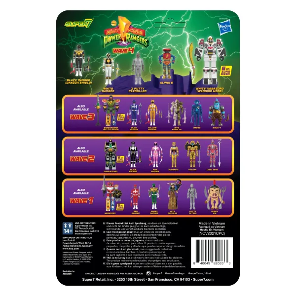 Super7 Mighty Morphin Power Rangers^Mighty Morphin Power Rangers Reaction Figure Wave 4 - Alpha 5