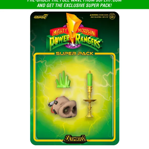 Super7 Mighty Morphin Power Rangers^Mighty Morphin Power Rangers Ultimates! Wave 05 - Green Ranger (Glow)