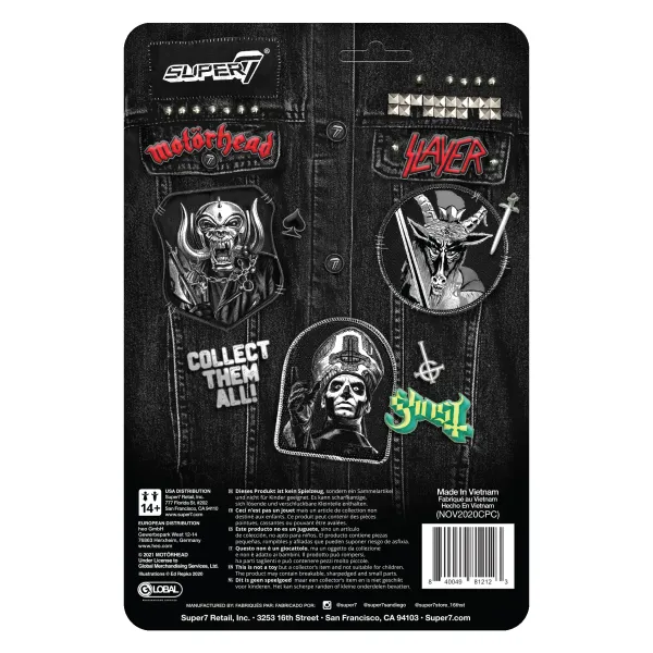 Super7 Motorhead^Motorhead Reaction Figures - Lemmy