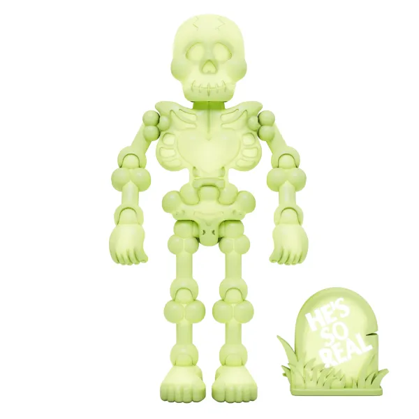 Super7 Mr. Bones^Mr. Bones Reaction - Mr. Bones (Glow)