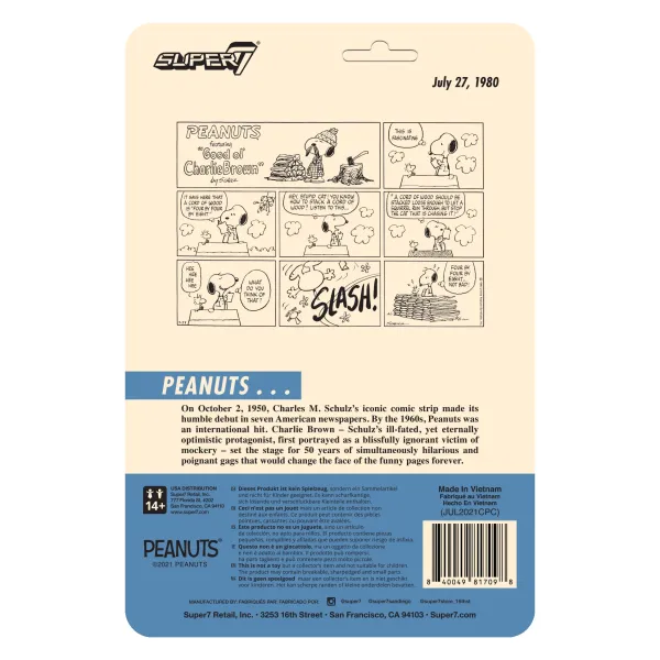 Super7 Peanuts^Peanuts Reaction Figure Wave 5 - Lumberjack Snoopy