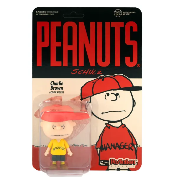 Super7 Peanuts^Peanuts Reaction Wave 2 - Charlie Brown Manager