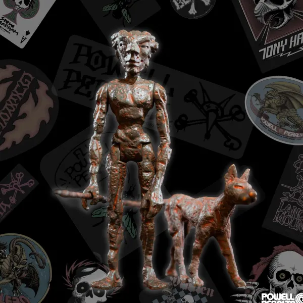 Super7 Powell-Peralta^Powell-Peralta Reaction Figure Wave 3 - Lance Mountain (Lava Rock)