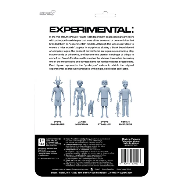 Super7 Powell-Peralta^Powell-Peralta Reaction Figure Wave 1A -Steve Steadham (Unpainted)