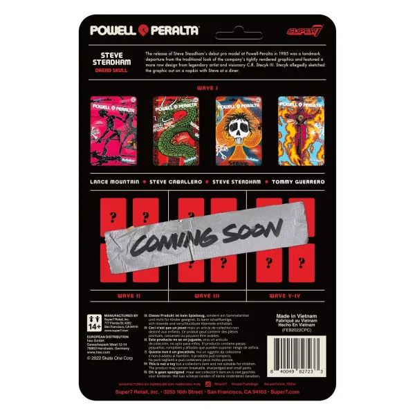 Super7 Powell-Peralta^Powell-Peralta Reaction Figure Wave 1 - Steve Steadham
