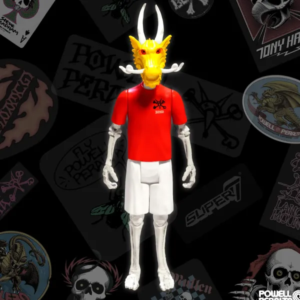 Super7 Powell-Peralta^Powell-Peralta Reaction Figure Wave 1 - Steve Caballero Chinese Dragon