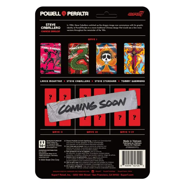 Super7 Powell-Peralta^Powell-Peralta Reaction Figure Wave 1 - Steve Caballero Chinese Dragon