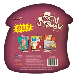 Super7 Ren & Stimpy^Ren & Stimpy Reaction Figure Wave 1 - Powdered Toast Man