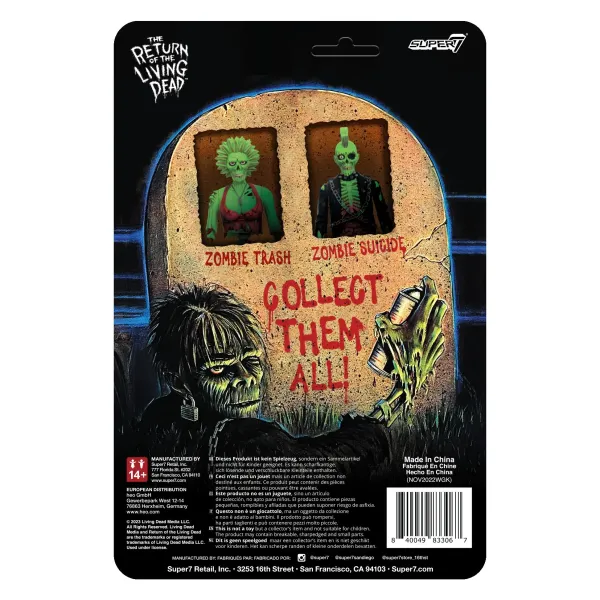 Super7 Return Of The Living Dead^Return Of The Living Dead Reaction Wave 1 - Zombie Suicide