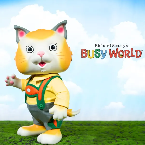 Super7 Richard Scarry^Richard Scarry Supersize Vinyl Figure - Huckle Cat
