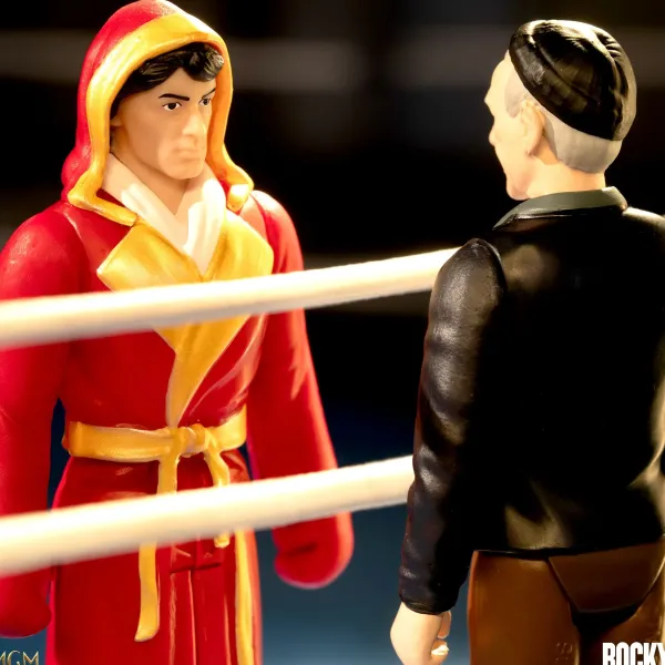 Super7 Rocky^Rocky Reaction Figures Wave 03 (Rocky I) - Italian Stallion Rocky, Street Rocky, Mickey