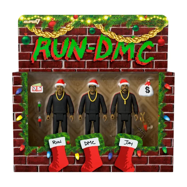 Super7 Run Dmc^Run Dmc Reaction Figures Wave 2 - Holiday 3 Pack