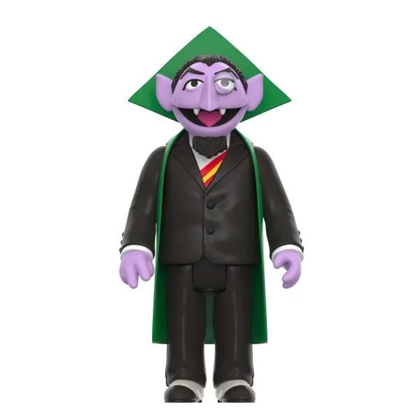 Super7 Sesame Street^Sesame Street Reaction Figures Wave 1 - Bert, Ernie, Count Von Count & Yip Yip Martians
