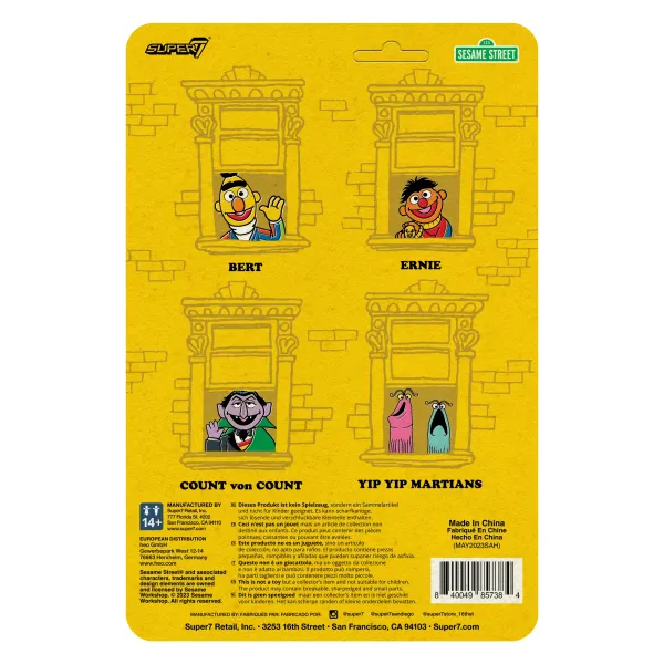 Super7 Sesame Street^Sesame Street Reaction Figures Wave 01 - Bert