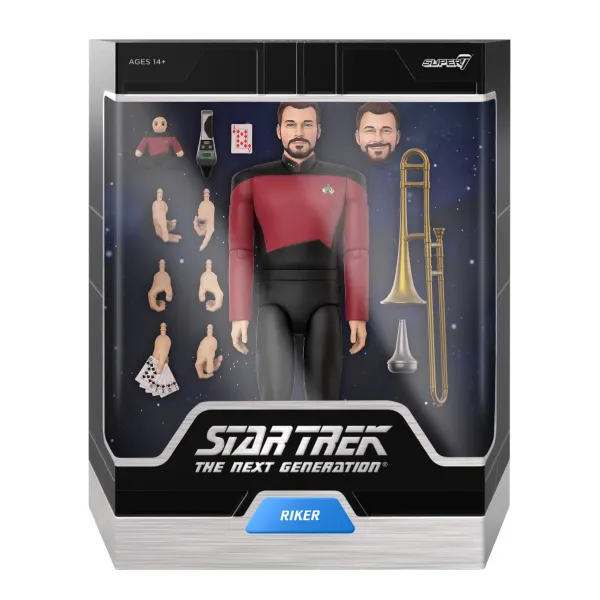 Super7 Star Trek^Star Trek: The Next Generation Ultimates! W1 - Riker