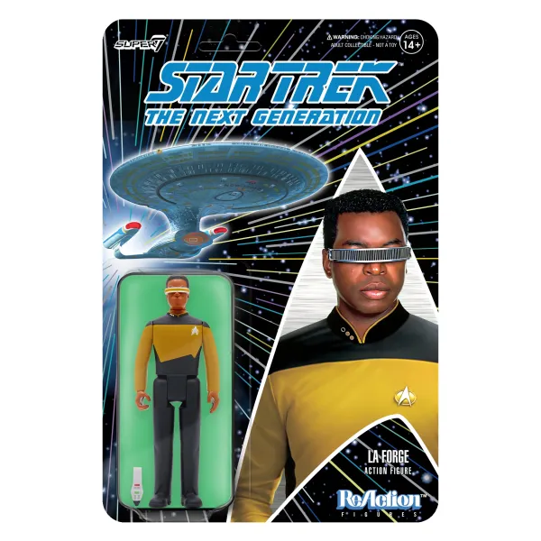 Super7 Star Trek^Star Trek: The Next Generation Reaction Figure Wave 2 - Lt. Commander La Forge