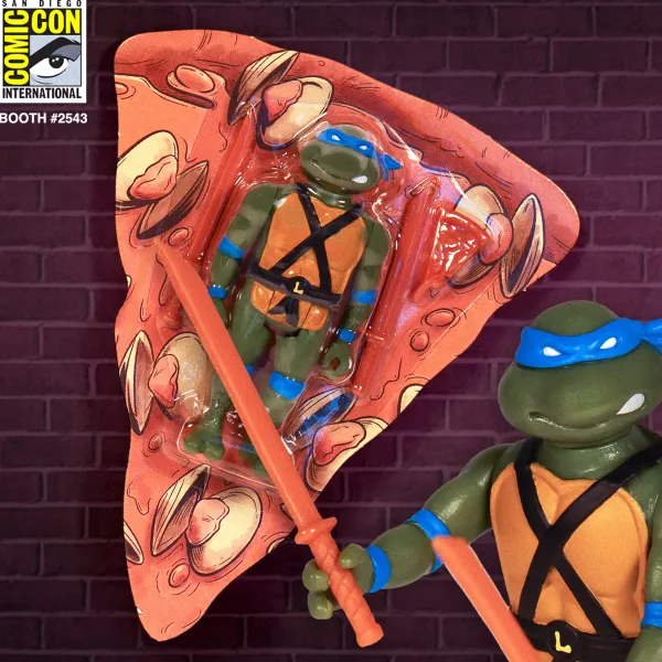 Super7 Teenage Mutant Ninja Turtles^Teenage Mutant Ninja Turtles Reaction -Pizza Box 4-Pack (Sdcc 2019)