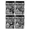 Super7 Teenage Mutant Ninja Turtles^Teenage Mutant Ninja Turtles Reaction Figure Wave 9 - Donatello, Leonardo, Michelangelo & Raphael (Comic Greyscale)
