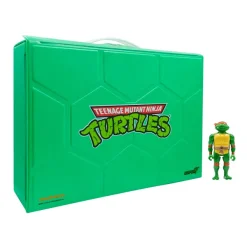 Super7 Teenage Mutant Ninja Turtles^Teenage Mutant Ninja Turtles Reaction Figures - Carry Case With Michelangelo (Metallic)