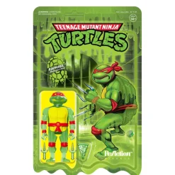 Super7 Teenage Mutant Ninja Turtles^Teenage Mutant Ninja Turtles Reaction - Raphael (Mutagen Ooze)