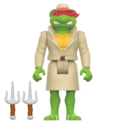 Super7 Teenage Mutant Ninja Turtles^Teenage Mutant Ninja Turtles Reaction Figures Wave 8 - Undercover Raphael, Shredder, Rocksteady & Foot Soldier (Cartoon)