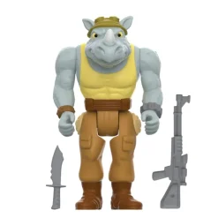 Super7 Teenage Mutant Ninja Turtles^Teenage Mutant Ninja Turtles Reaction Figures Wave 8 - Undercover Raphael, Shredder, Rocksteady & Foot Soldier (Cartoon)