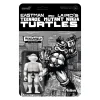 Super7 Teenage Mutant Ninja Turtles^Teenage Mutant Ninja Turtles Reaction Figure Wave 9 - Michelangelo (Comic Greyscale)