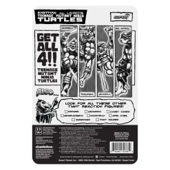 Super7 Teenage Mutant Ninja Turtles^Teenage Mutant Ninja Turtles Reaction Figure Wave 9 - Michelangelo (Comic Greyscale)
