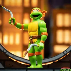 Super7 Teenage Mutant Ninja Turtles^Teenage Mutant Ninja Turtles Reaction Wave 7 - Donatello, Leonardo, Michelangelo & Raphael (Toon)