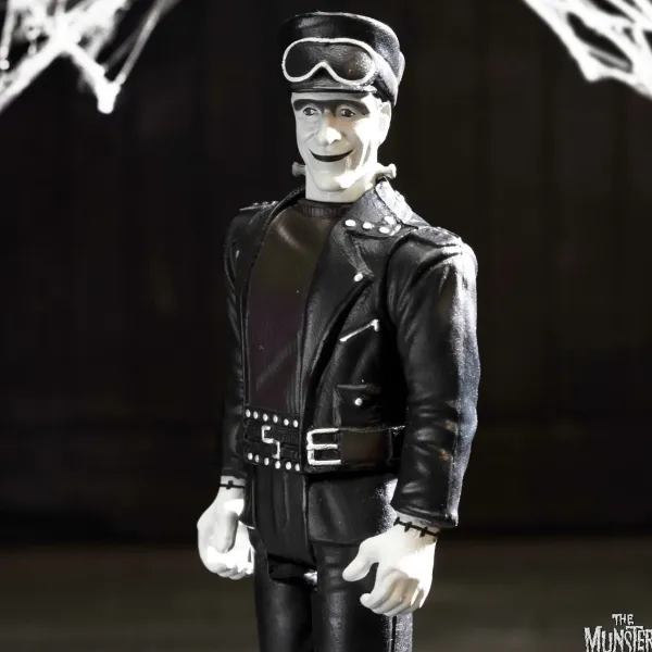 Super7 The Munsters^The Munsters Reaction Wave 3 - Eddie Munster, Marilyn Munster & Hot Rod Herman (Grayscale)
