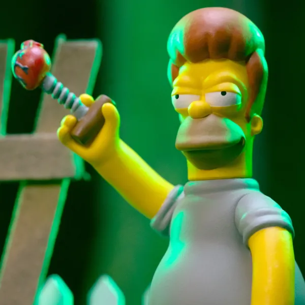 Super7 The Simpsons^The Simpsons Reaction Figures Wave4 - Treehouse Of Horror V2 - Set Of 4