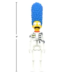 Super7 The Simpsons^The Simpsons Reaction W3 - Treehouse Of Horror - Skeleton Marge