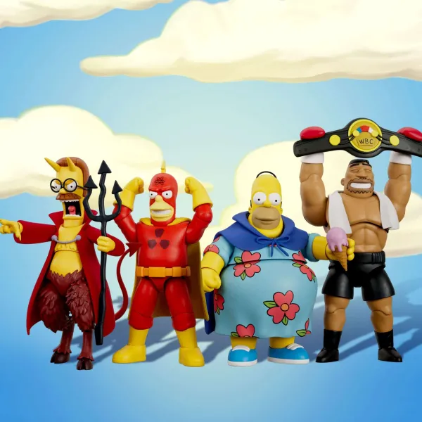 Super7 The Simpsons^The Simpsons Ultimates! Wave 4 - Set Of 4