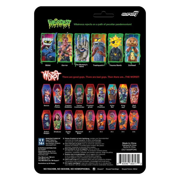 Super7 The Weirdest^The Weirdest Reaction Figures Wave 05 - Trashquatch (Rotten Rangers)